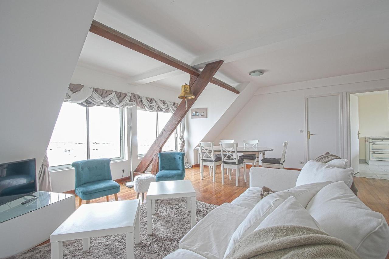 Etreham Cote Cottage Apt 3 Chambres Bien Equipee Vue Imprenable Sur Port Et Mer מראה חיצוני תמונה